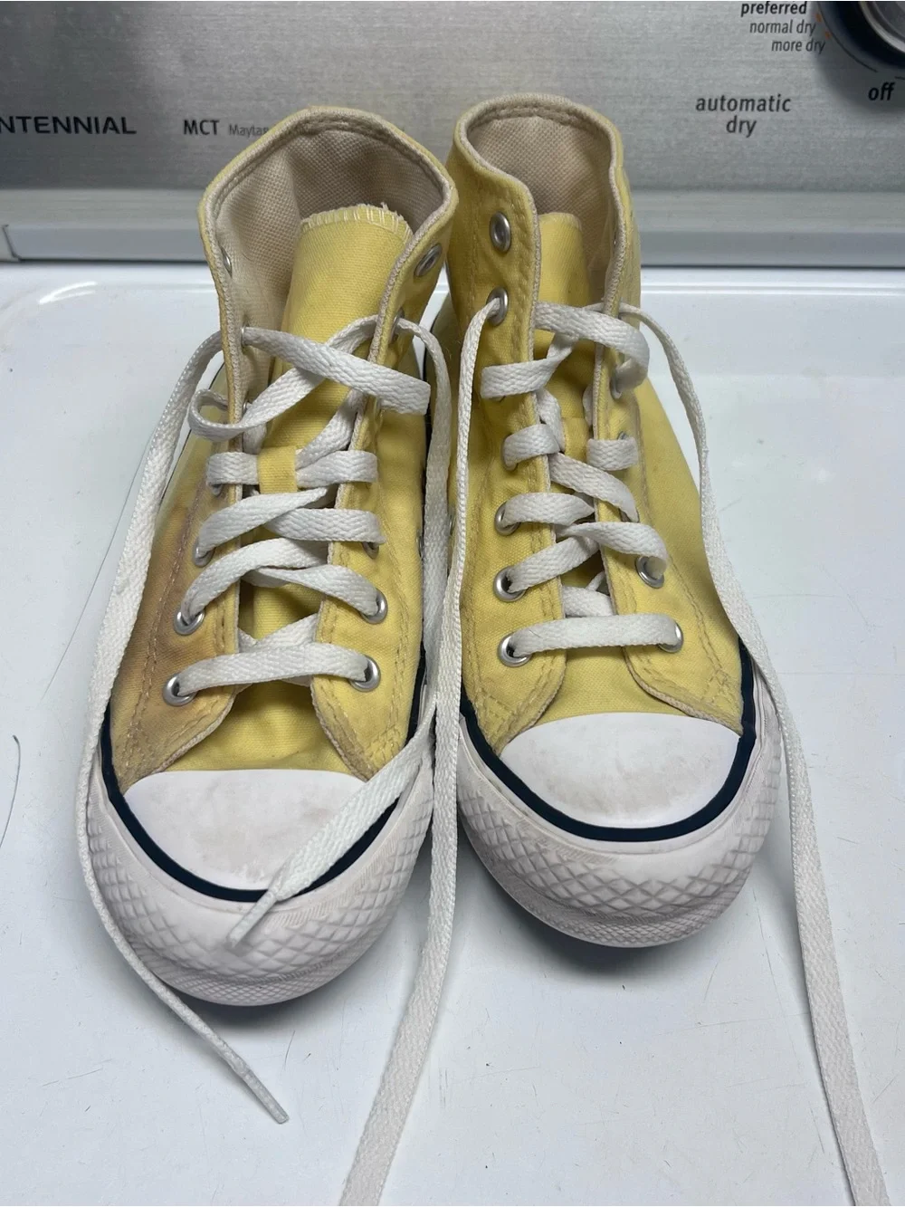 Converse Kids Yellow High-Top All Star Sneakers Size 2 US Kids